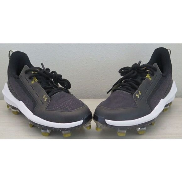 Under Armour 3024320 Mens Sz 12.5 Black/White Harper 6 Elite TPU Baseball Cleats - Picture 4 of 8